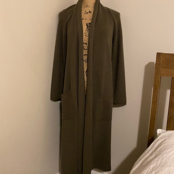Magaschoni Sweaters - Magaschoni Cardigan in Olive